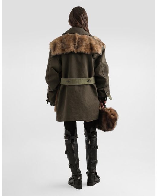 Long Jacket Dolce & Gabbana de color Brown