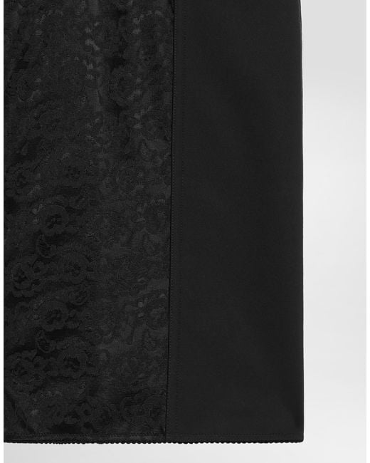 Dolce & Gabbana Black Sheath Dress