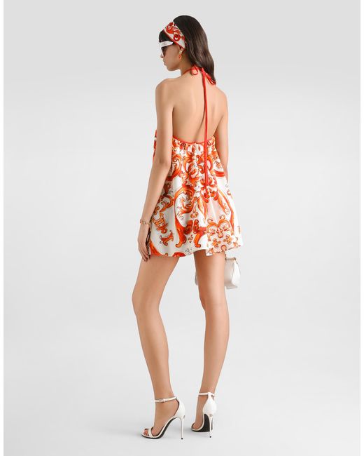 Dolce & Gabbana White Abito