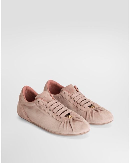Dolce & Gabbana Pink Sneaker Bassa