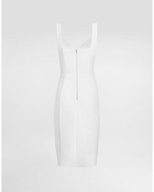 Dolce & Gabbana White Sheath Dress