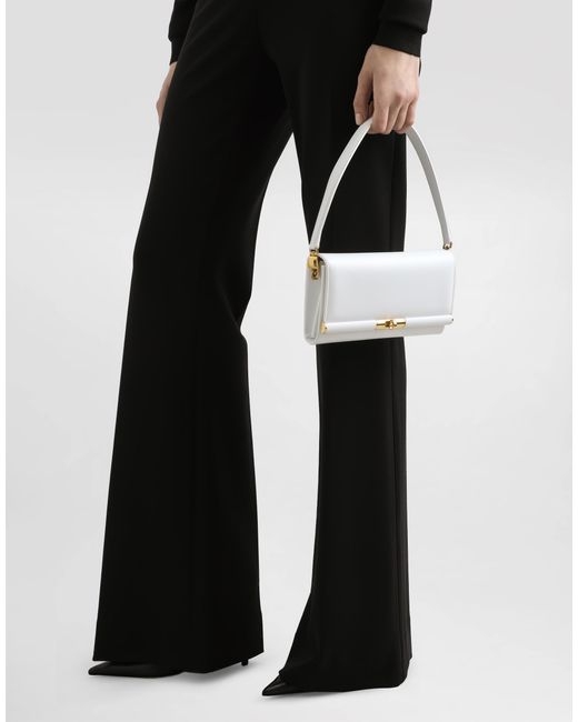 Borsa a spalla marlene bianca di Dolce & Gabbana in White