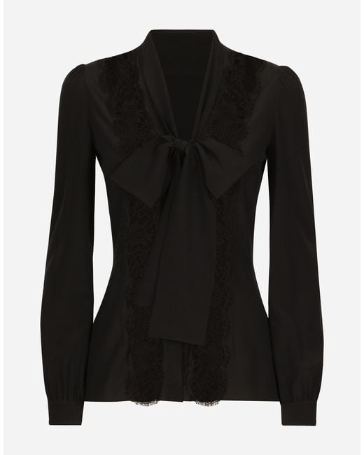 Dolce & Gabbana Black Camicia