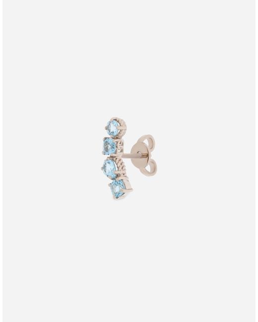 Dolce & Gabbana Blue Monocolore Single Earring