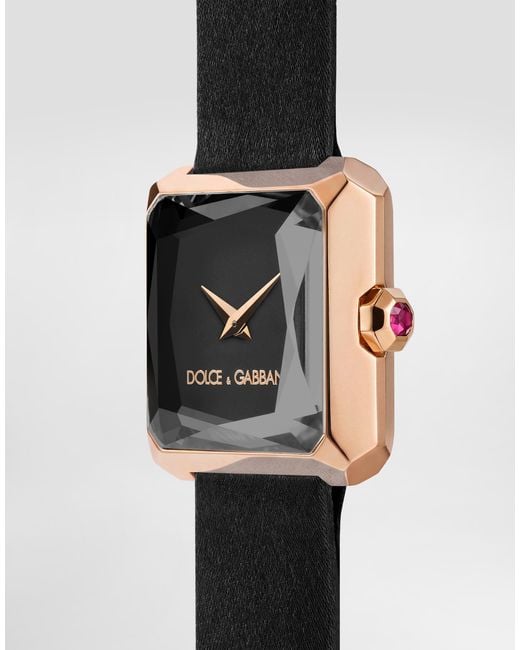 Dolce & Gabbana Black Sofia Uhr