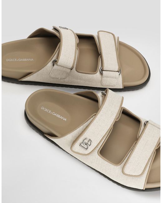 Dolce & Gabbana White Ciabatta for men