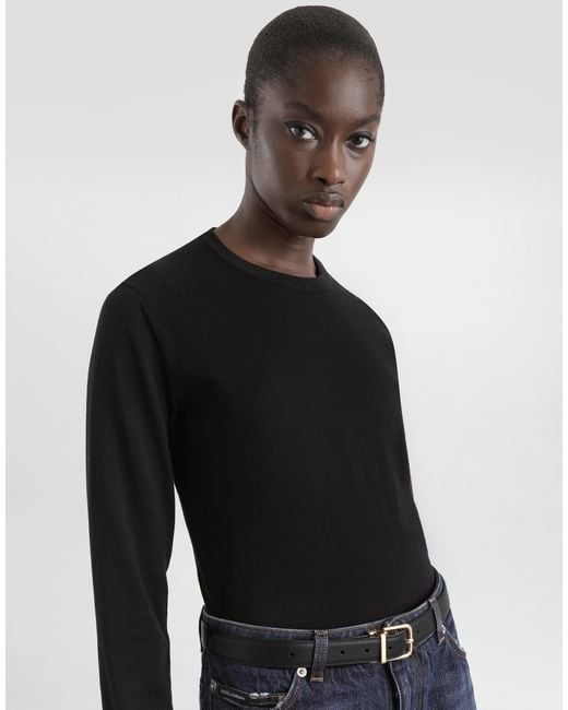 Dolce & Gabbana Cashmere Pullover Black