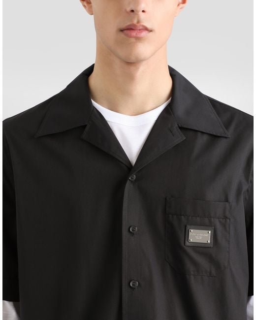Dolce & Gabbana Black Camicia for men