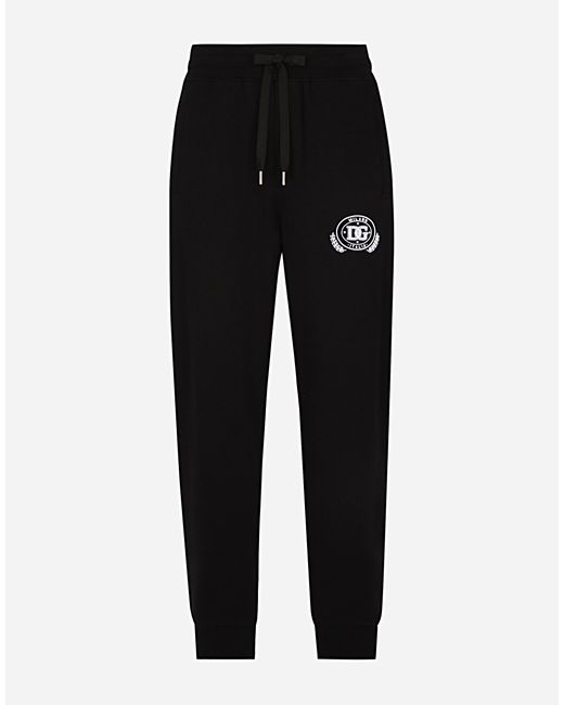 メンズ Dolce & Gabbana Dgロゴプリント ジャージー ジョギングパンツ Black
