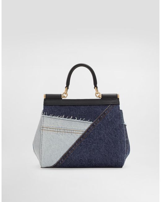 Dolce & Gabbana Blue Small Sicily Bag