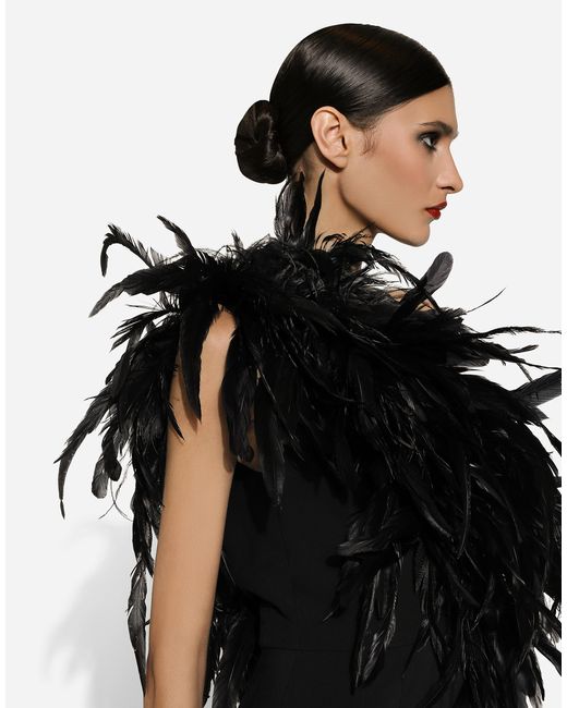 Dolce & Gabbana Black Cady Dress
