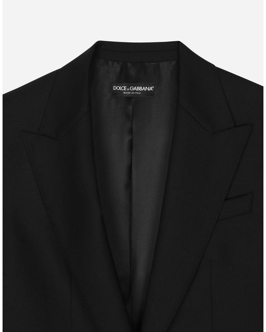 Dolce & Gabbana ウール シングルブレストジャケット Black