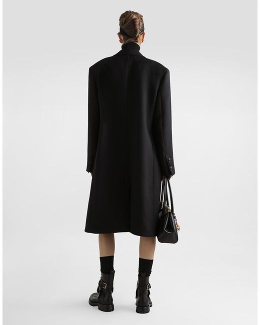 Dolce & Gabbana Wool Turtleneck Pullover Black