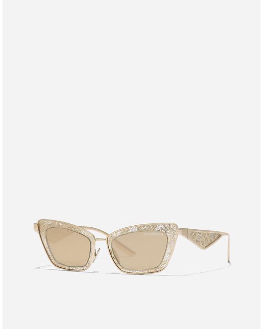 Dolce & Gabbana Dg Lace サングラス Natural