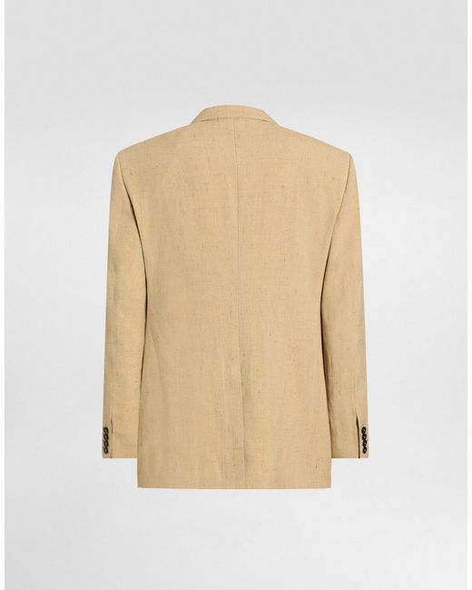 Dolce & Gabbana Natural Single-Breasted Suit for men