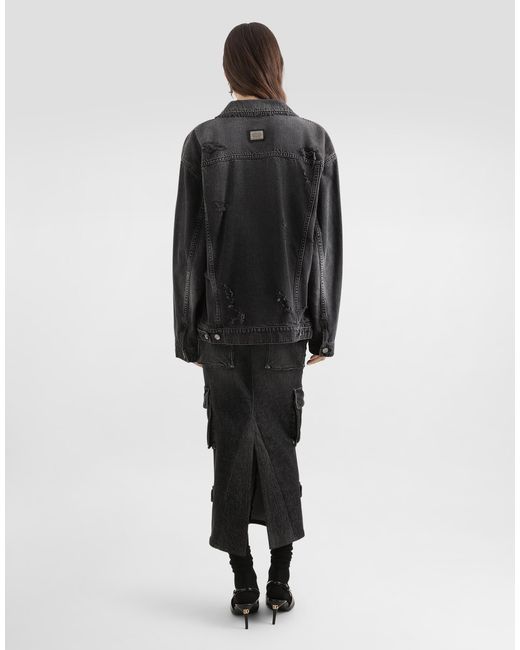 Dolce & Gabbana Black Denim Jacket