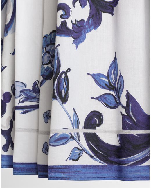 Dg Exclusive Gonna Lunga di Dolce & Gabbana in White