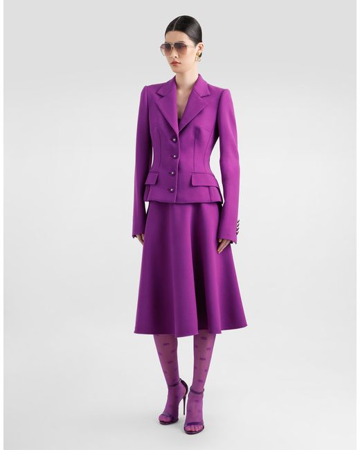 Dolce & Gabbana Purple 'Dolce' Blazer