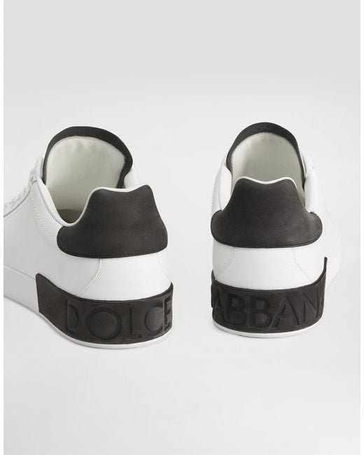 Dolce & Gabbana Multicolor Portofino Light Calfskin Sneakers for men