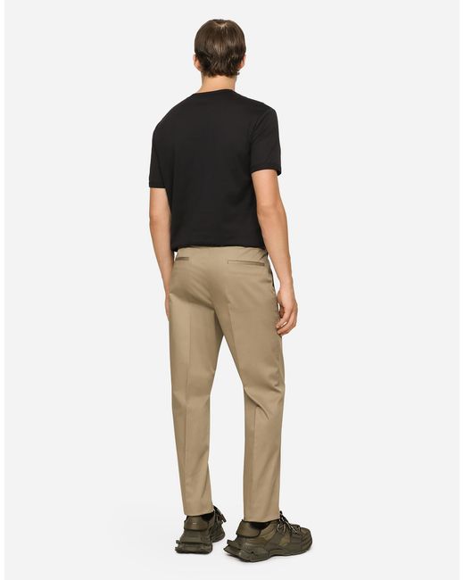 メンズ Dolce & Gabbana クルーネックニット カシミヤ Natural
