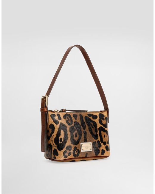 Dolce & Gabbana White Schultertasche Dg Crespo Leo