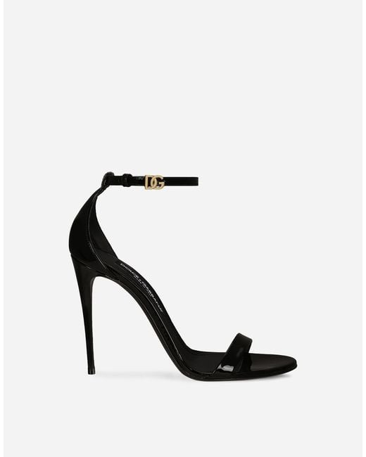 Dolce & Gabbana Black Sandalo