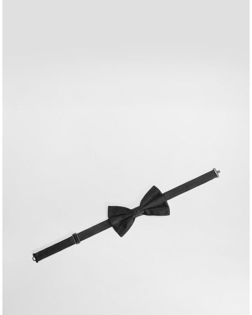 Dolce & Gabbana Natural Satin Bow Tie for men
