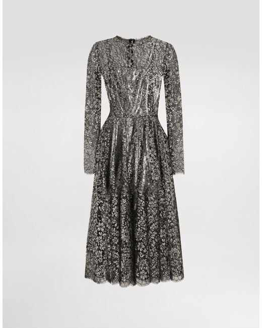 Dolce & Gabbana Gray Abito