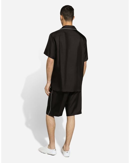 Dolce & Gabbana Black Pantalone for men