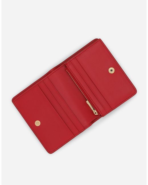 Dolce & Gabbana Dg Logo コンチネンタルウォレット Red