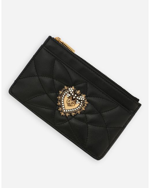 Dolce & Gabbana Black Medium Devotion Card Holder