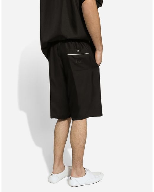 Dolce & Gabbana Black Pantalone for men