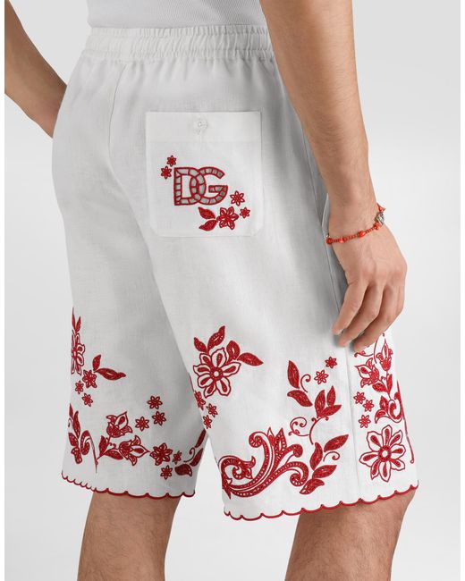 Dolce & Gabbana White Pantalone for men