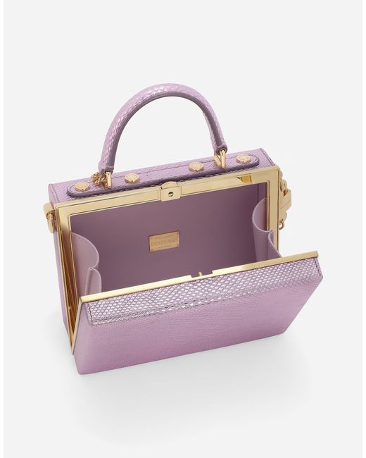 Dolce & Gabbana ドルチェ ボックス バッグ Purple
