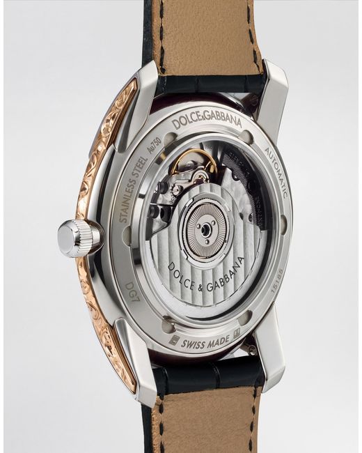 Dolce & Gabbana White Dg7 Gattopardo Watch for men
