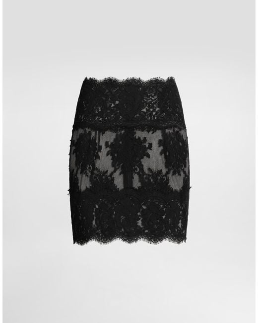 Dolce & Gabbana Black Short Skirt
