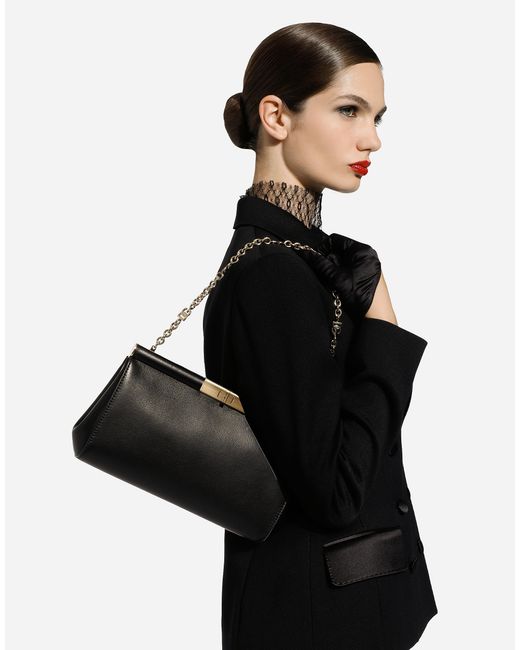 Dolce & Gabbana Black Große Tasche Marlene