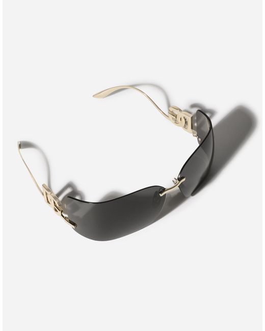 Dolce & Gabbana Gray Statement Sunglasses