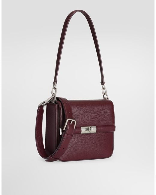 Dolce & Gabbana Purple Deerskin Bag for men