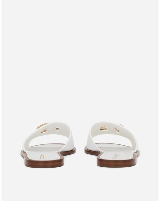 Slide di Dolce & Gabbana in White