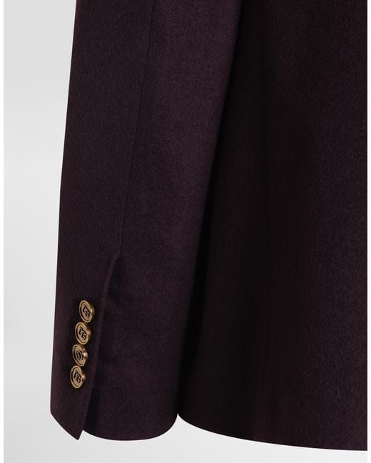 Dolce & Gabbana Blue Double-Breasted Button Jacket for men