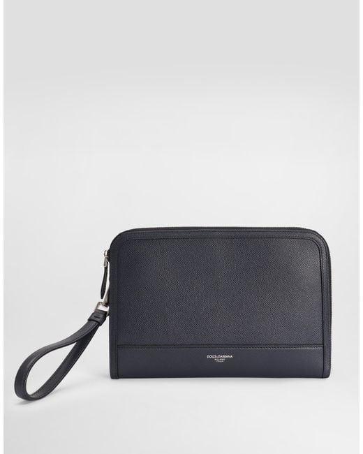 Dolce & Gabbana Blue Pochette for men
