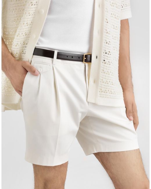 Dolce & Gabbana Natural Fabric Bermuda Shorts for men
