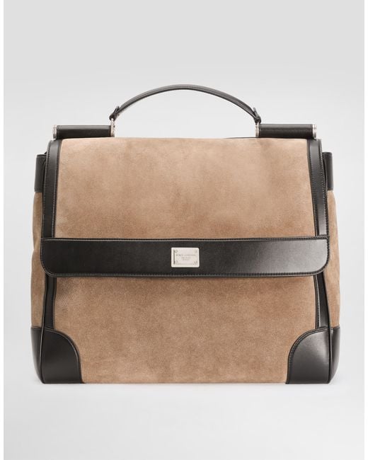 Dolce & Gabbana Black Sicily Bag for men