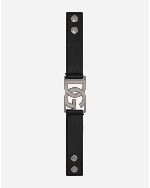 Dolce & Gabbana Black Bracciale for men