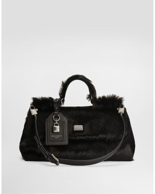 Dolce & Gabbana Black My Sicily Bag