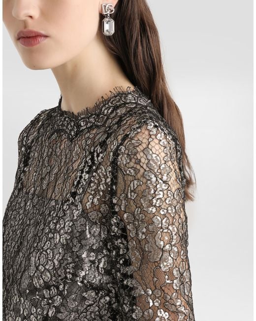 Dolce & Gabbana Gray Abito