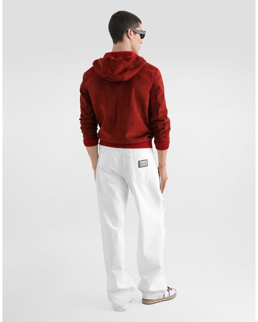 Dolce & Gabbana Red Giubbotto for men