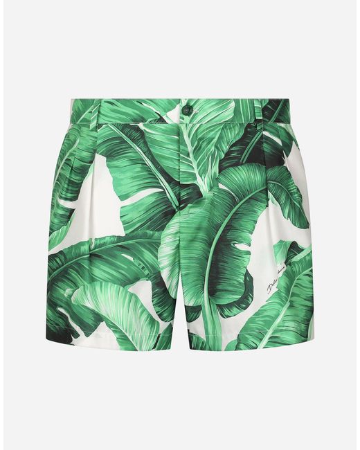 Dolce & Gabbana Green Swim Short Corto for men