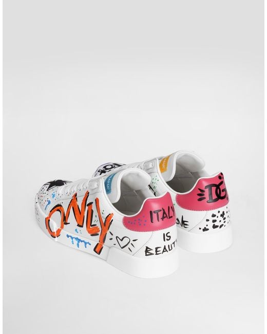 Dolce & Gabbana White Sneakers